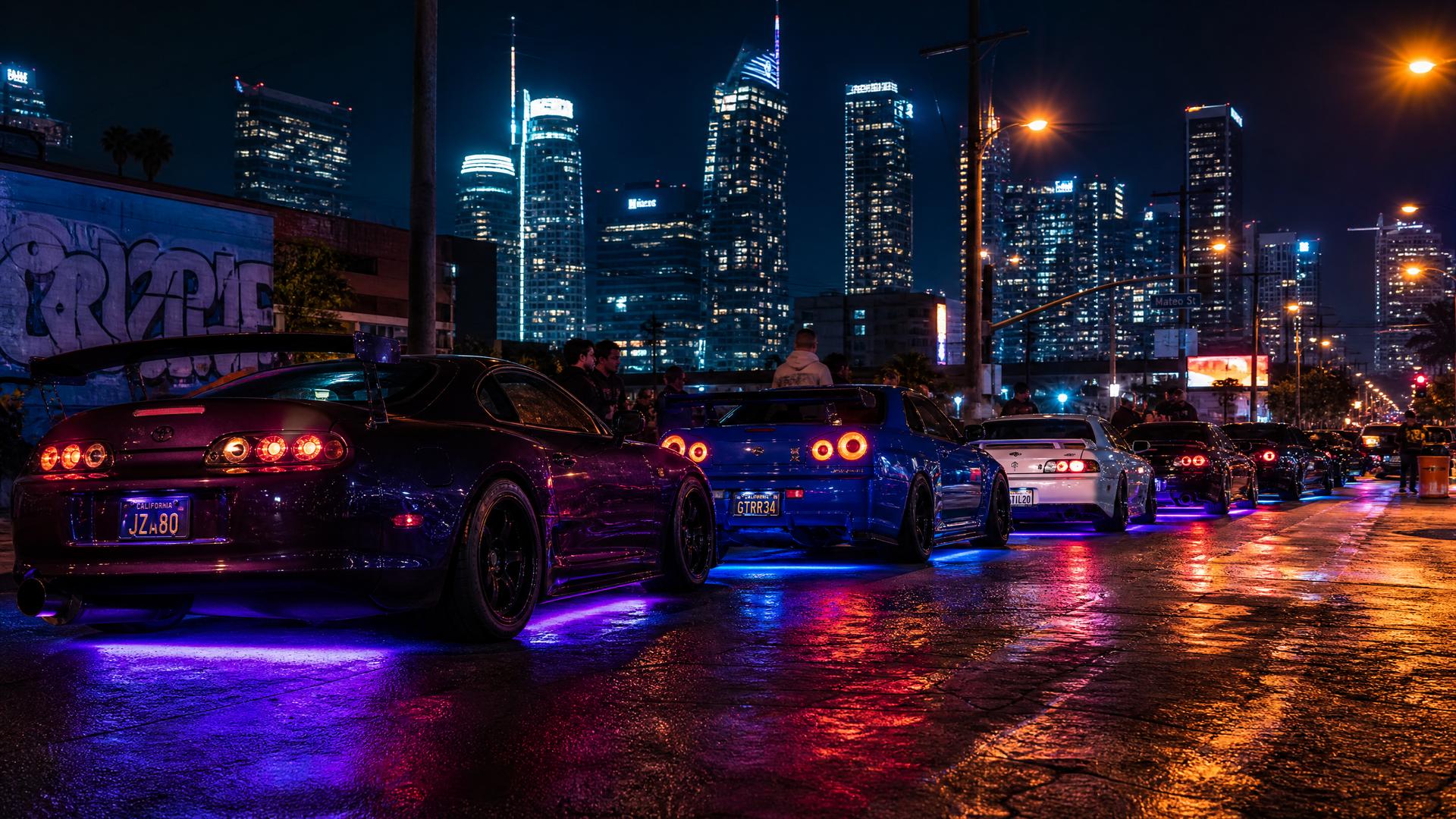 暗网改装视频-夜跑车聚